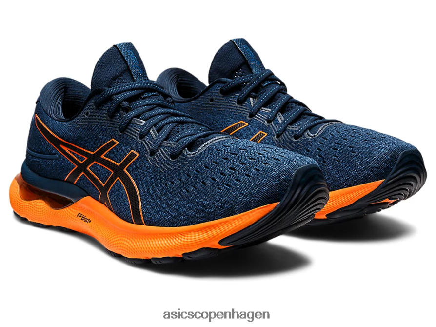 Asics gel-nimbus 24 fransk blå/chokerende orange Z206F61550