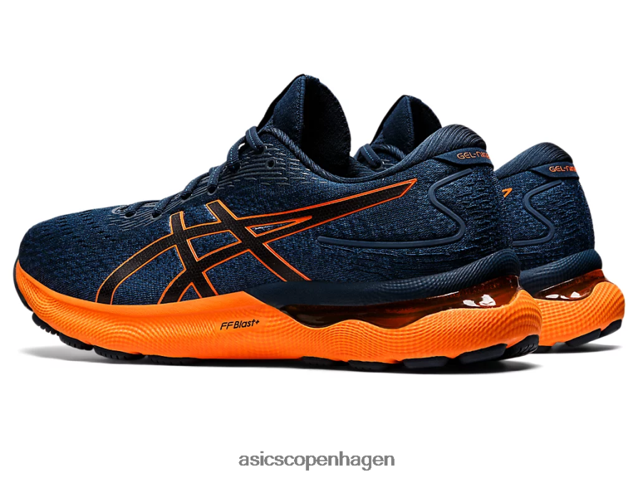 Asics gel-nimbus 24 fransk blå/chokerende orange Z206F61550
