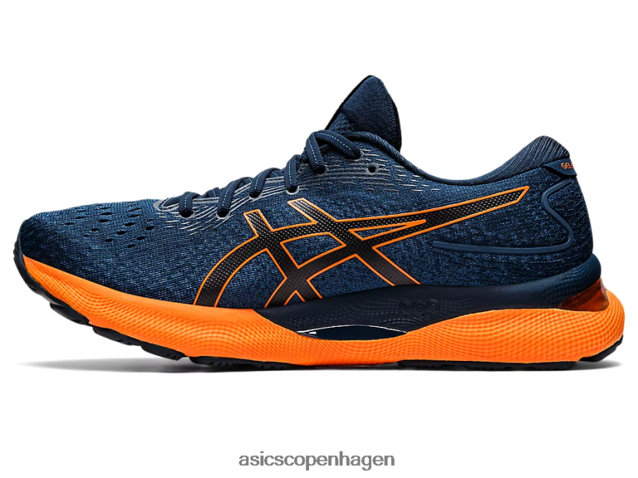 Asics gel-nimbus 24 fransk blå/chokerende orange Z206F61550