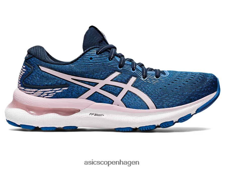 Asics gel-nimbus 24 fransk blå/knap rosenrød Z206F63546