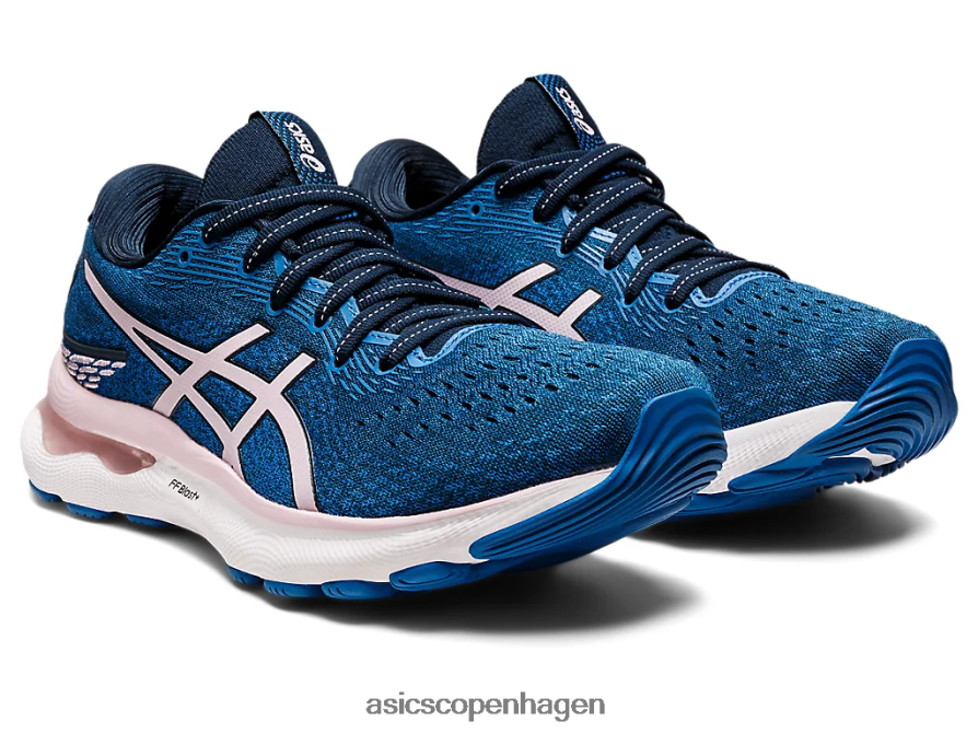 Asics gel-nimbus 24 fransk blå/knap rosenrød Z206F63546