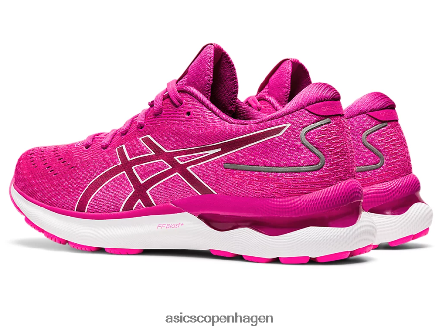 Asics gel-nimbus 24 fuchsia rød/hvid Z206F63548