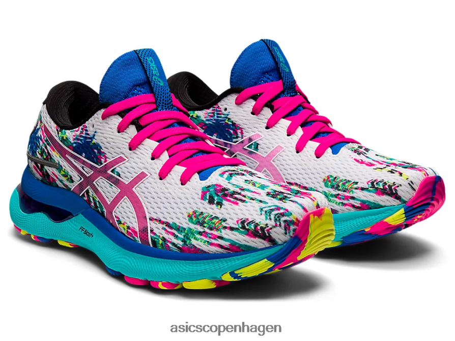 Asics gel-nimbus 24 hvid/pink glo Z206F63226