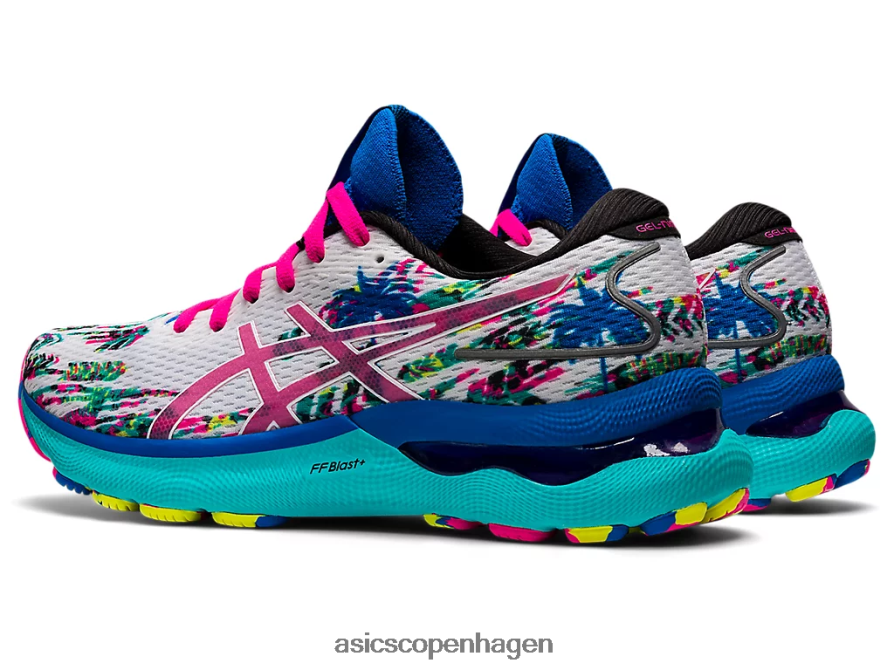 Asics gel-nimbus 24 hvid/pink glo Z206F63226