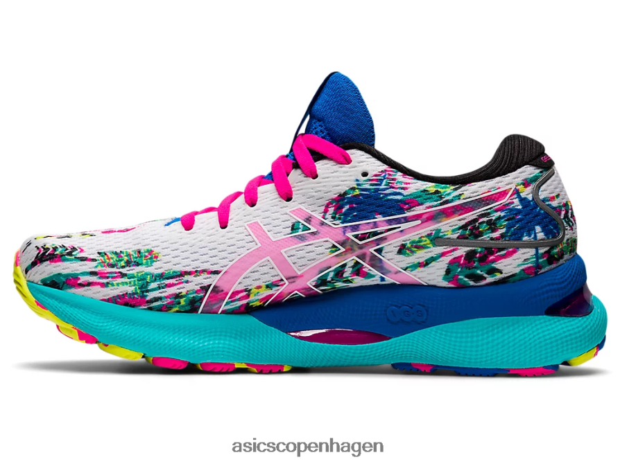 Asics gel-nimbus 24 hvid/pink glo Z206F63226