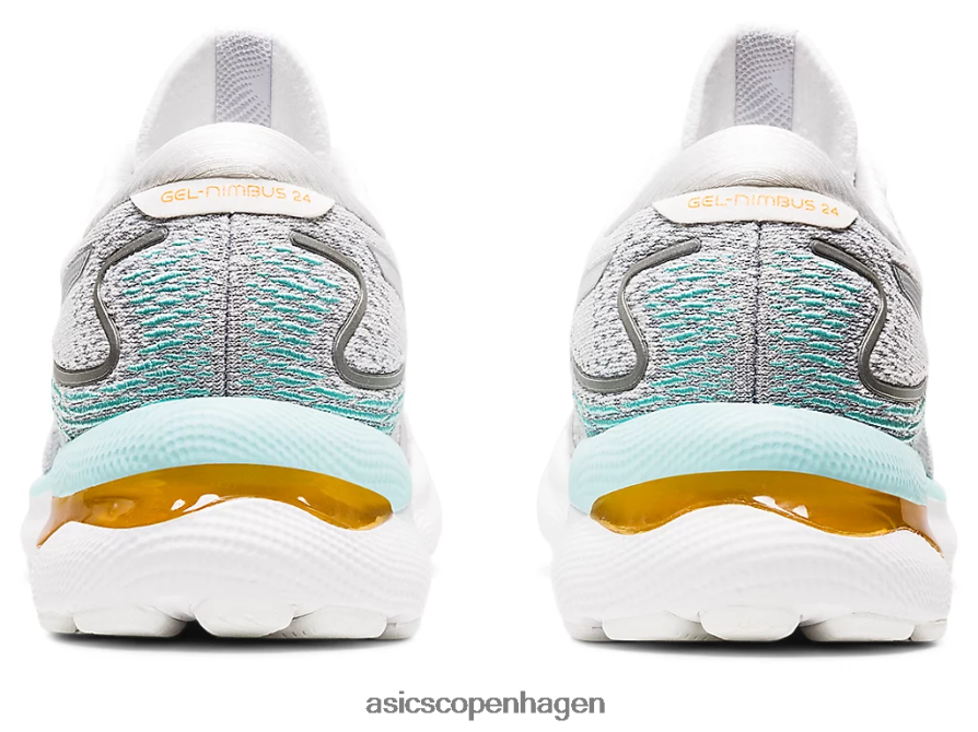 Asics gel-nimbus 24 hvid/ren sølv Z206F63234
