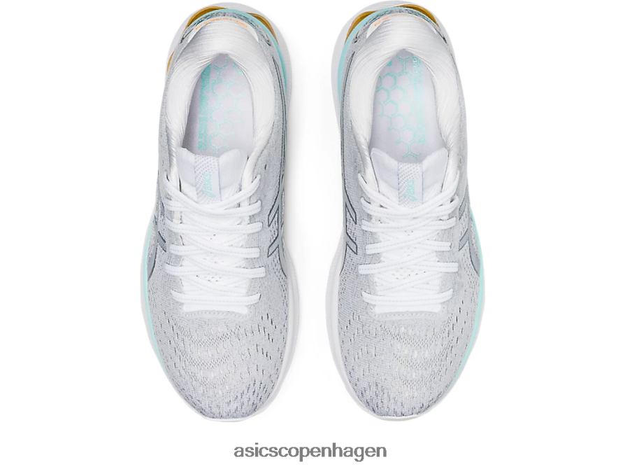 Asics gel-nimbus 24 hvid/ren sølv Z206F63234