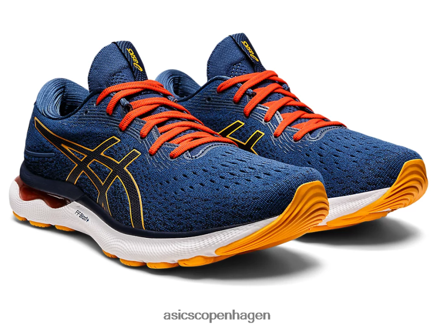 Asics gel-nimbus 24 midnatsblå/citrus Z206F61197