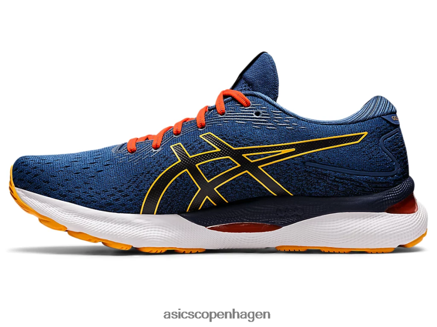 Asics gel-nimbus 24 midnatsblå/citrus Z206F61197