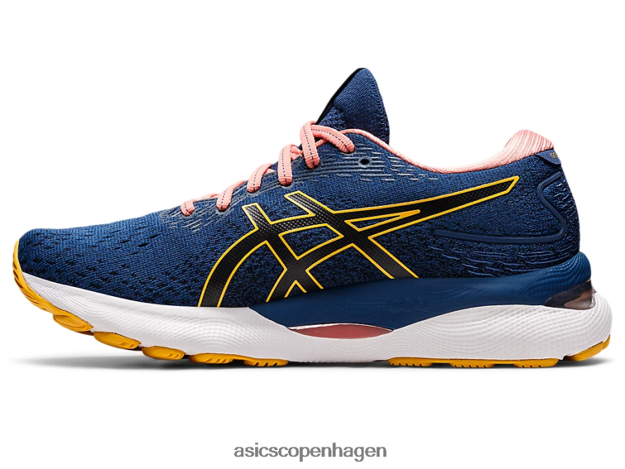 Asics gel-nimbus 24 midnatsblå/tigergul Z206F62667