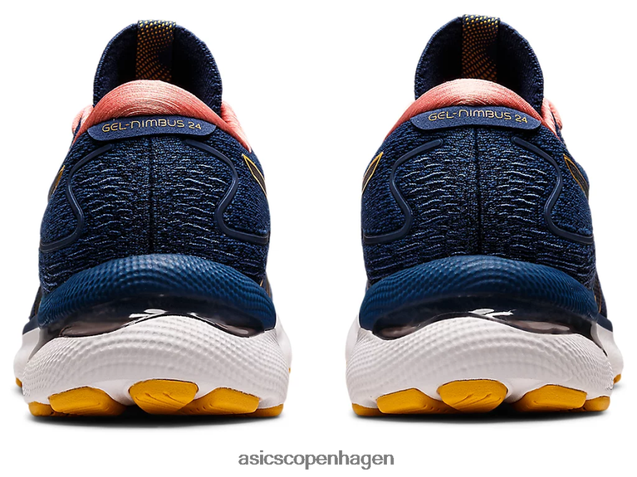 Asics gel-nimbus 24 midnatsblå/tigergul Z206F62667