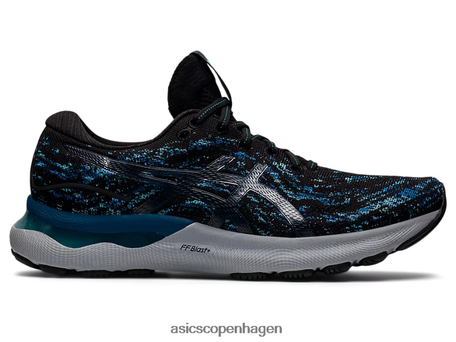 Asics gel-nimbus 24 mk sort/mako blå Z206F61193