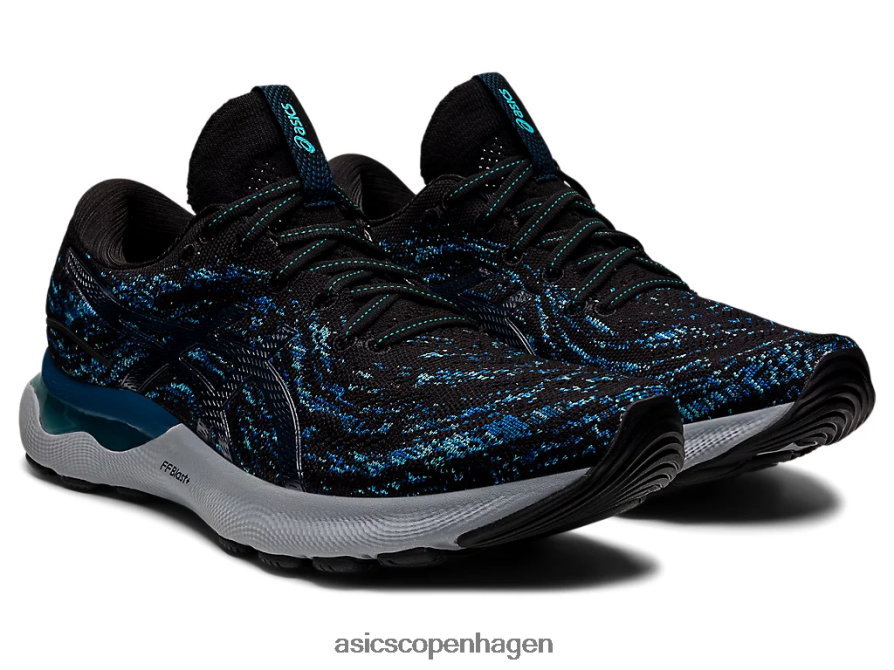 Asics gel-nimbus 24 mk sort/mako blå Z206F61193