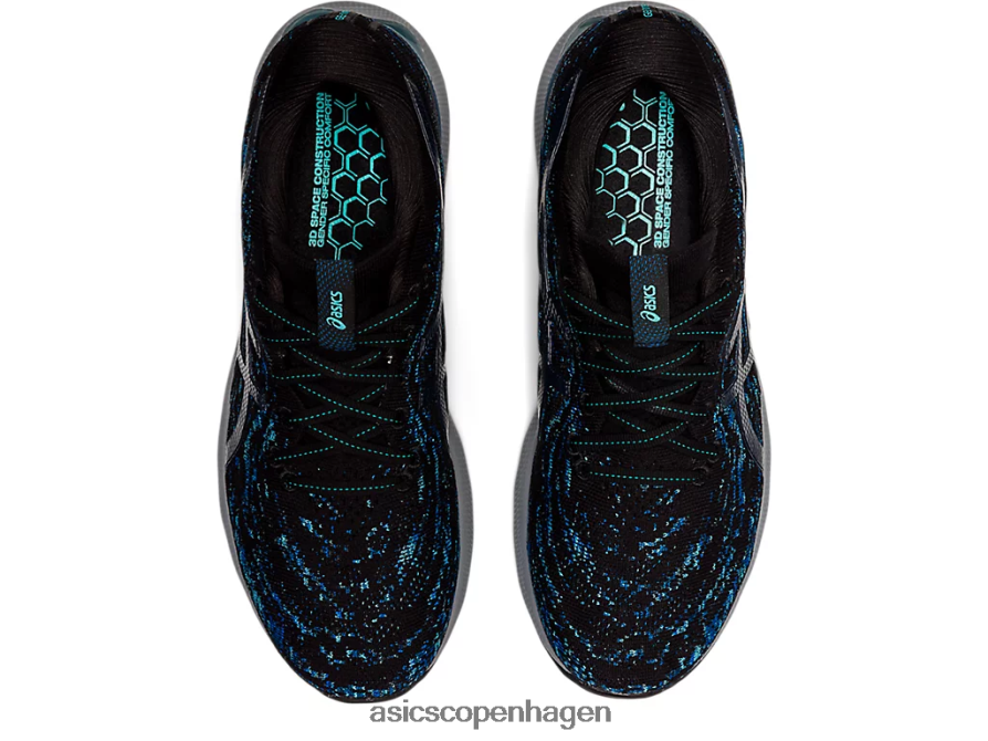 Asics gel-nimbus 24 mk sort/mako blå Z206F61193