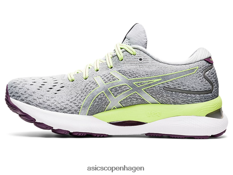 Asics gel-nimbus 24 piemontegrå/limegrøn Z206F63549