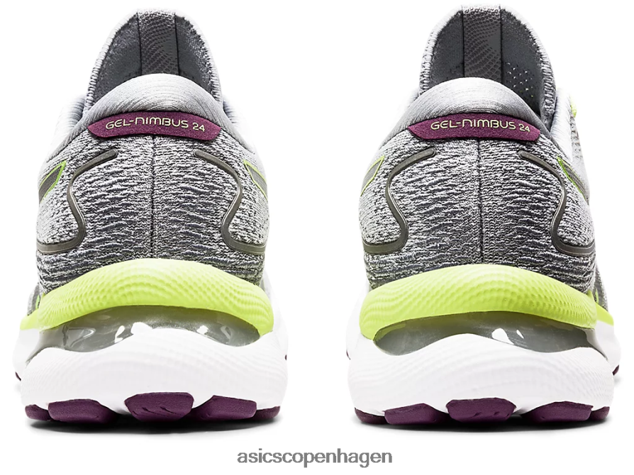 Asics gel-nimbus 24 piemontegrå/limegrøn Z206F63549