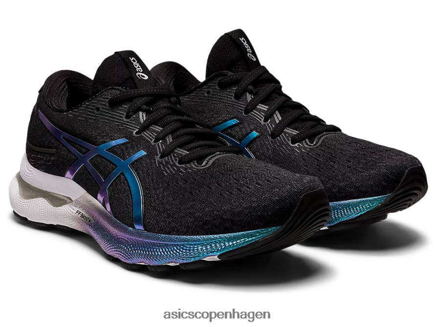 Asics gel-nimbus 24 platin sort Z206F62724