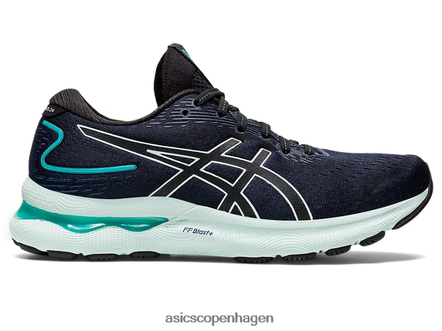 Asics gel-nimbus 24 sort/beroligende hav Z206F62964