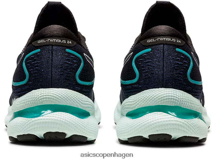 Asics gel-nimbus 24 sort/beroligende hav Z206F62964