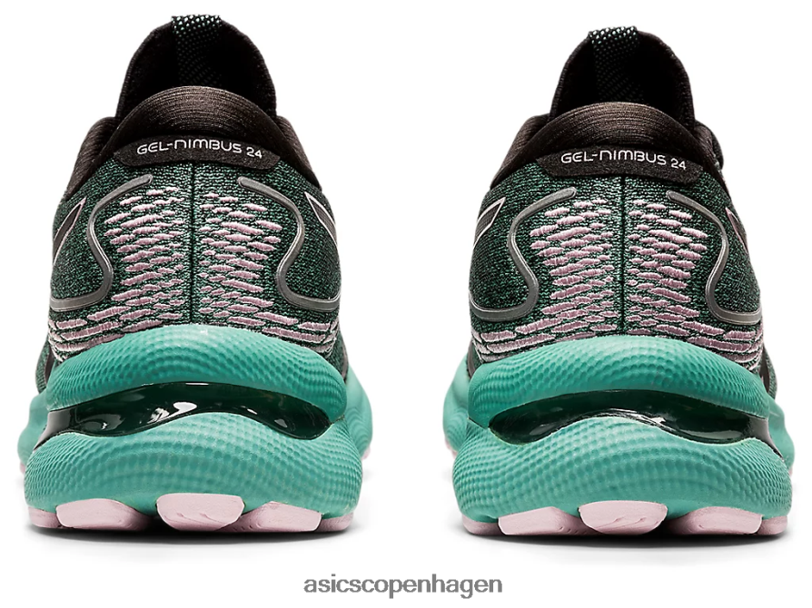 Asics gel-nimbus 24 sort/knap rosenrød Z206F63550