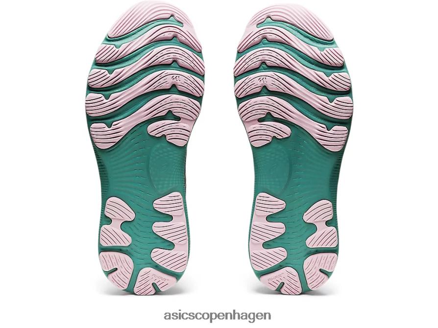 Asics gel-nimbus 24 sort/knap rosenrød Z206F63550