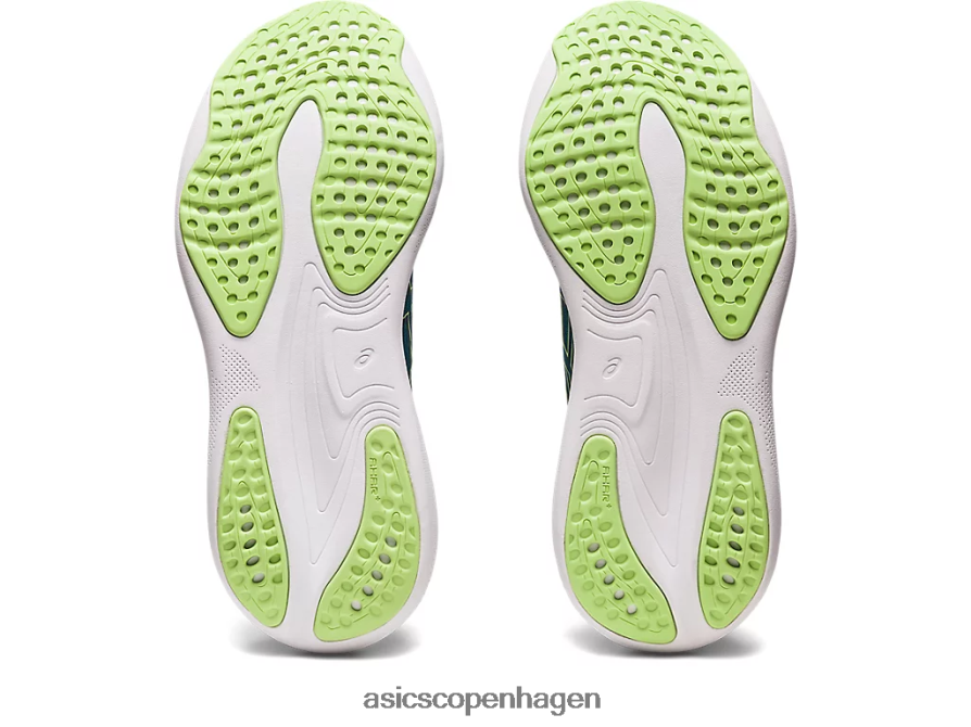 Asics gel-nimbus 25 blæk blågrøn/limegrøn Z206F62259