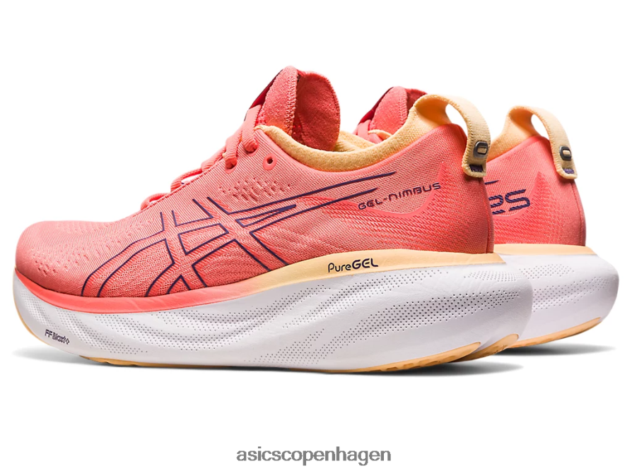 Asics gel-nimbus 25 bred papaya/støvet lilla Z206F62377