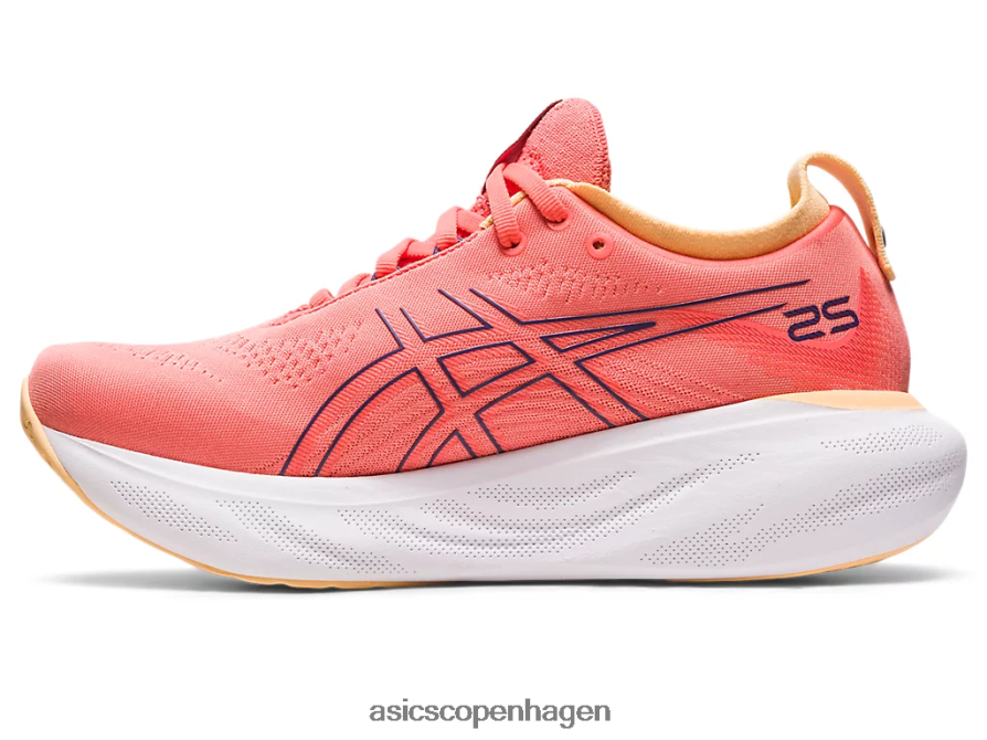 Asics gel-nimbus 25 bred papaya/støvet lilla Z206F62377