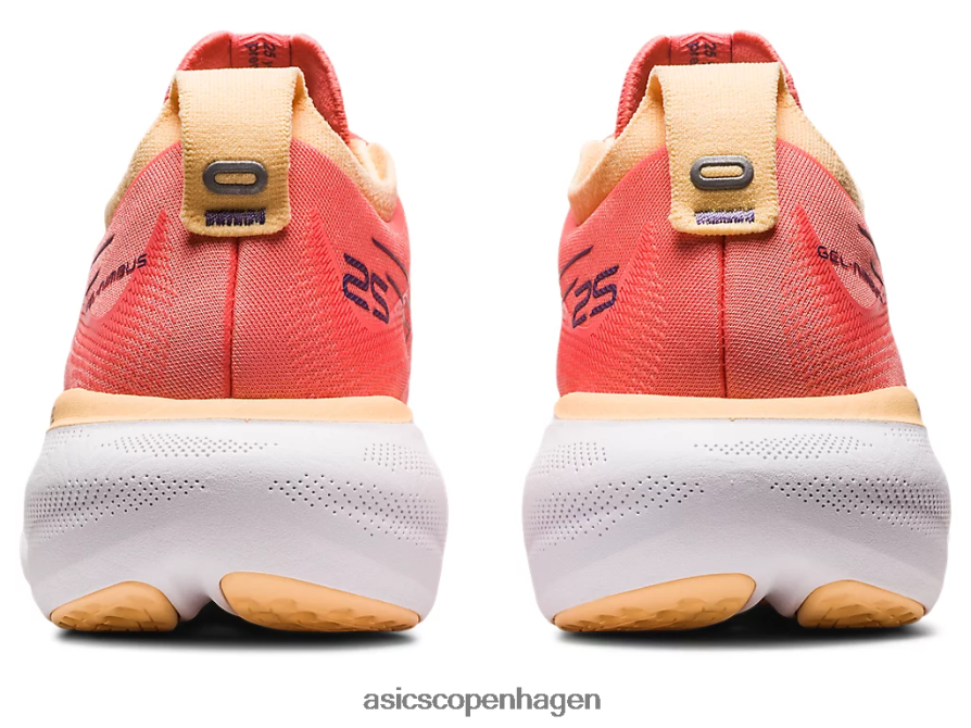 Asics gel-nimbus 25 bred papaya/støvet lilla Z206F62377