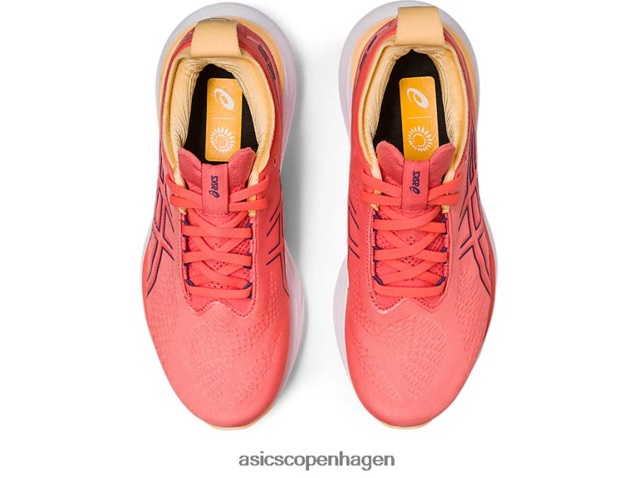 Asics gel-nimbus 25 bred papaya/støvet lilla Z206F62377