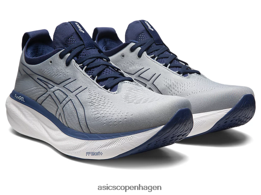 Asics gel-nimbus 25 bred sheet rock/indigo blå Z206F6338