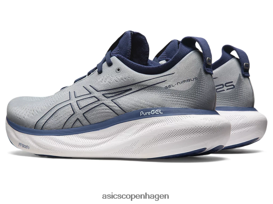 Asics gel-nimbus 25 bred sheet rock/indigo blå Z206F6338