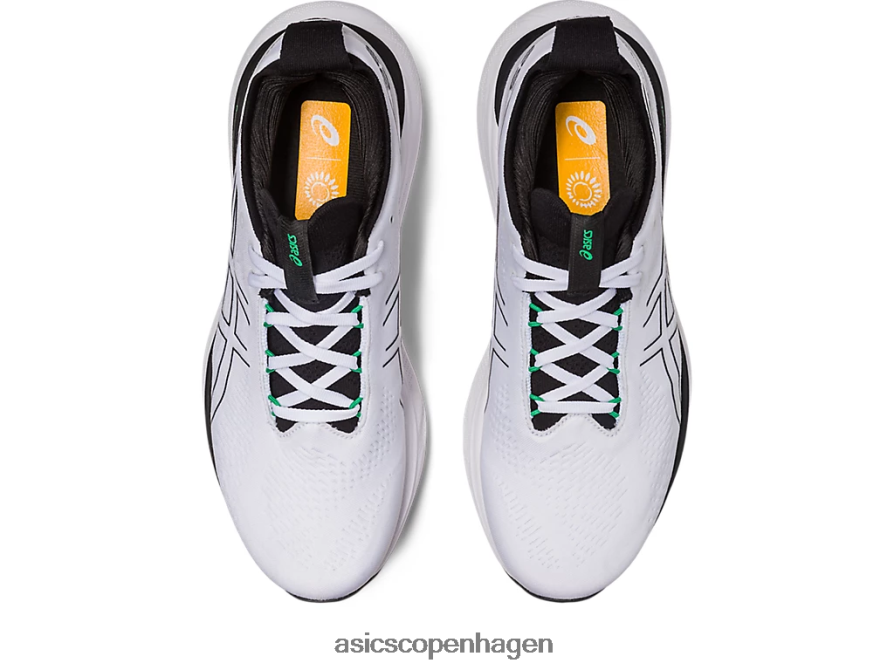 Asics gel-nimbus 25 hvid sort Z206F6180