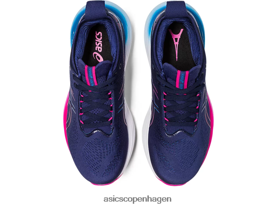 Asics gel-nimbus 25 indigo blå/pink rave Z206F62138