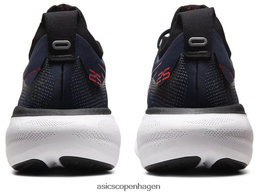 Asics gel-nimbus 25 midnat/elektrisk rød Z206F6333