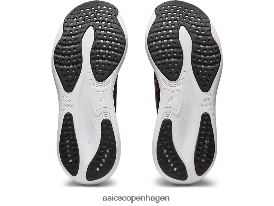 Asics gel-nimbus 25 midnat/elektrisk rød Z206F6333