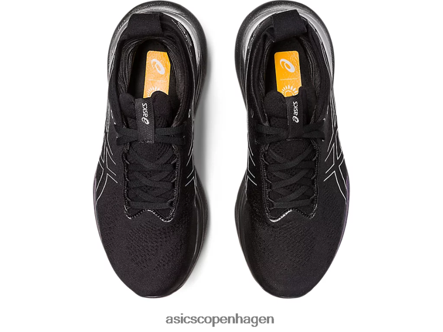 Asics gel-nimbus 25 platin sort/ren sølv Z206F62379