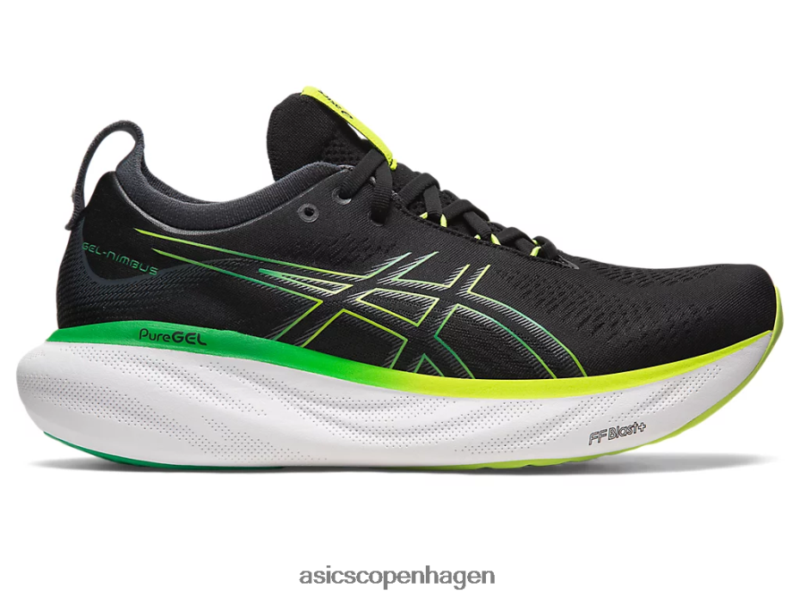 Asics gel-nimbus 25 sort/limeskal Z206F6339
