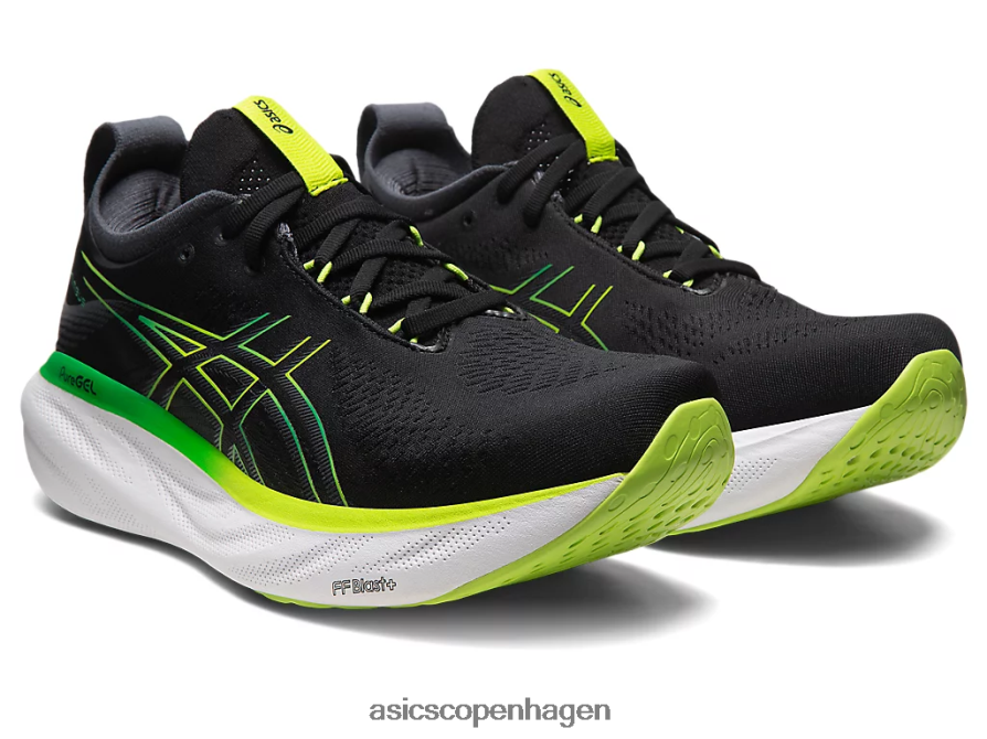 Asics gel-nimbus 25 sort/limeskal Z206F6339