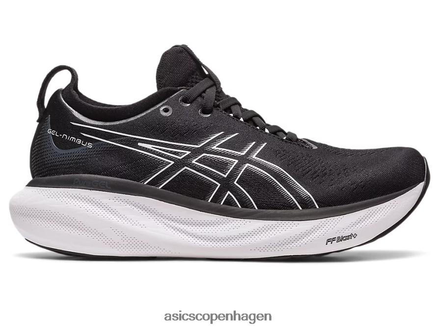 Asics gel-nimbus 25 sort/ren sølv Z206F62371