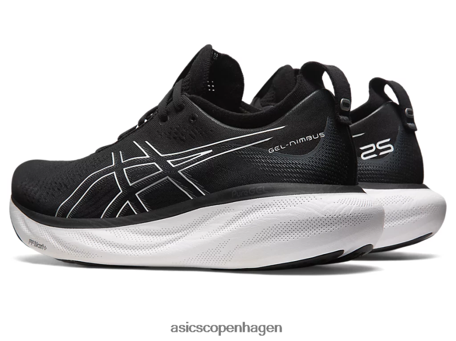 Asics gel-nimbus 25 sort/ren sølv Z206F6334