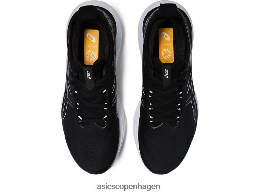 Asics gel-nimbus 25 sort/ren sølv Z206F6334