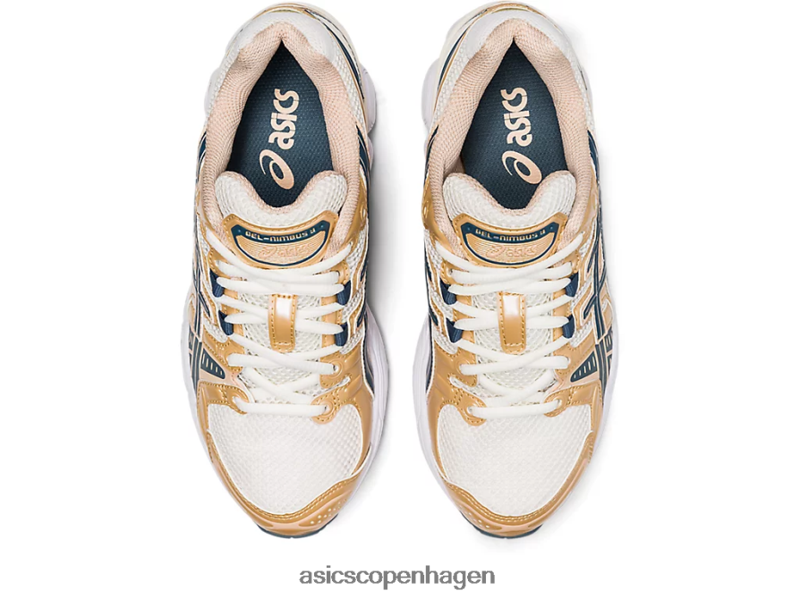 Asics gel-nimbus 9 creme/jernbeklædt Z206F62701