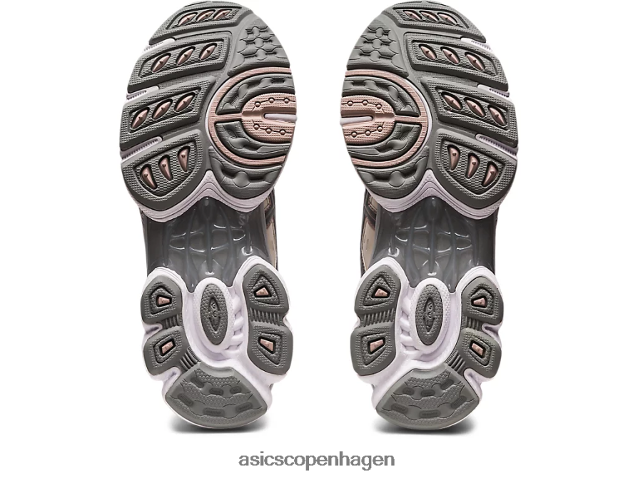 Asics gel-nimbus 9 hvid/havregryn Z206F62302