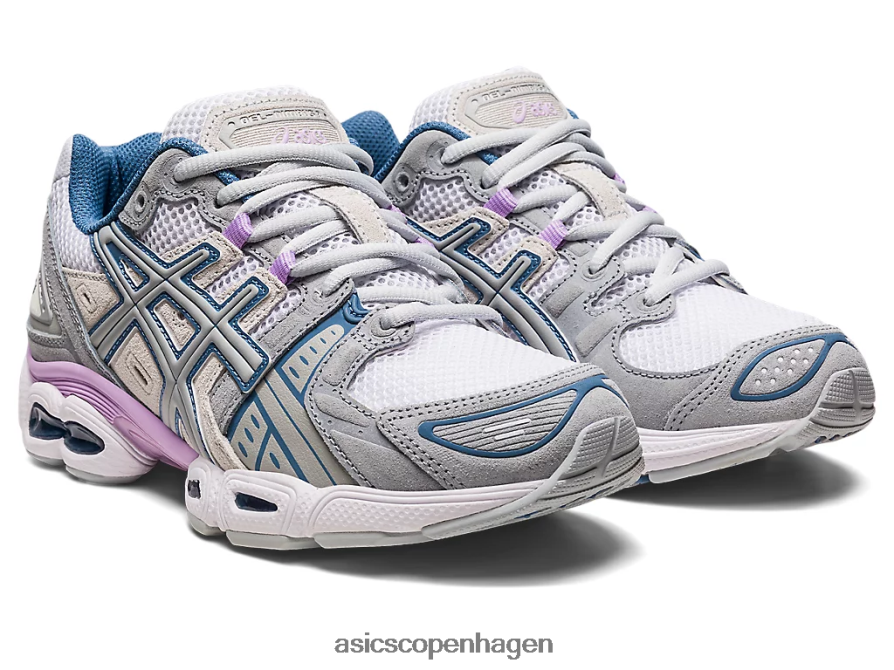Asics gel-nimbus 9 hvid/mellem grå Z206F62572