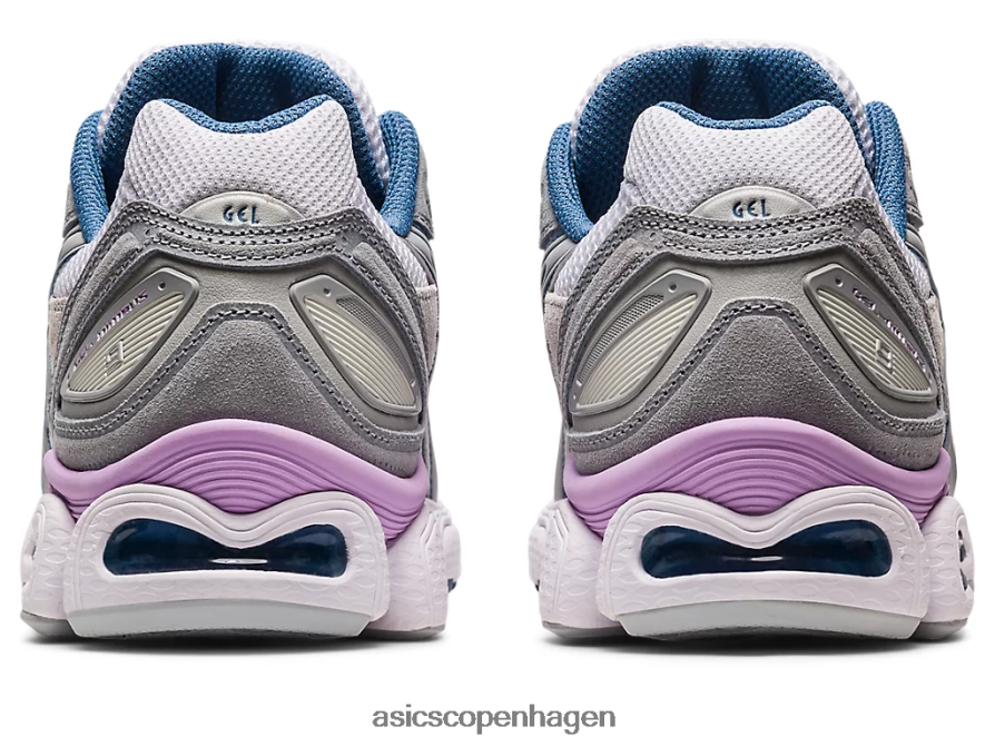 Asics gel-nimbus 9 hvid/mellem grå Z206F62572