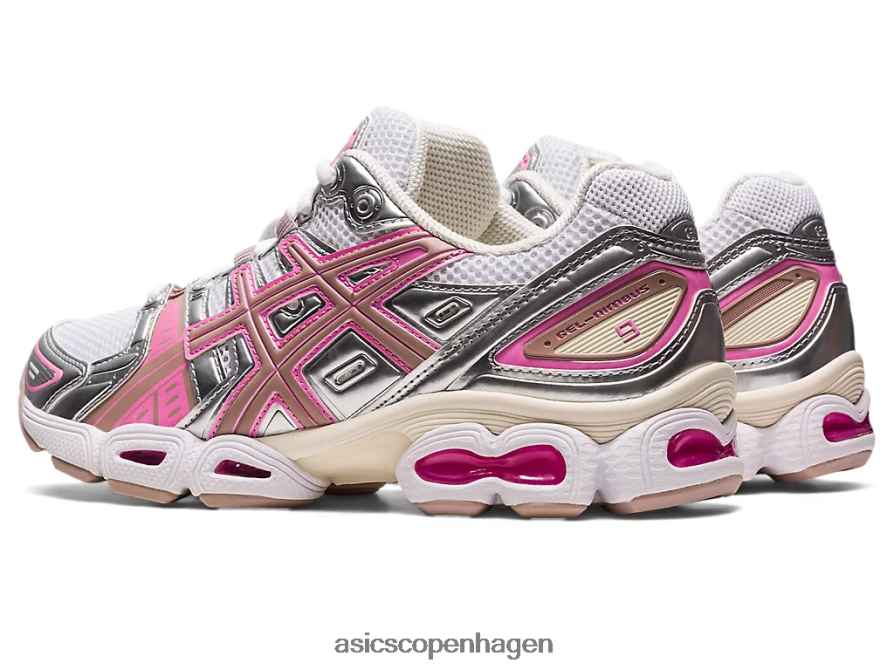 Asics gel-nimbus 9 hvid/ren sølv Z206F62255