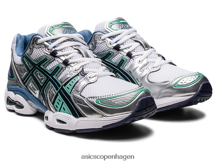 Asics gel-nimbus 9 hvid/ren sølv Z206F6266
