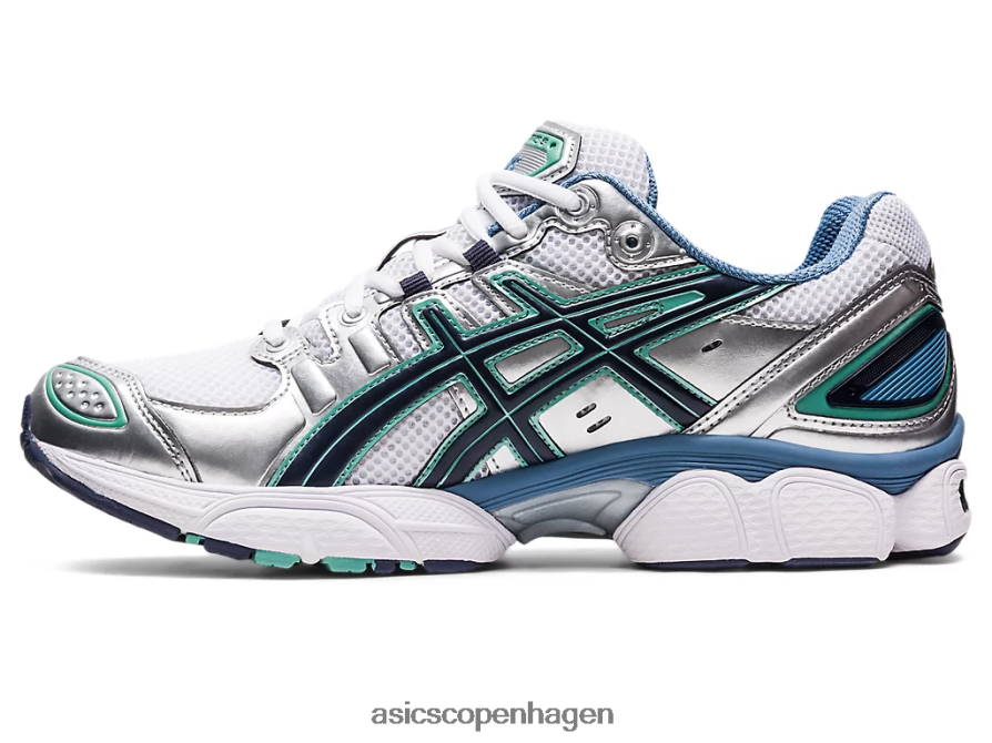 Asics gel-nimbus 9 hvid/ren sølv Z206F6266