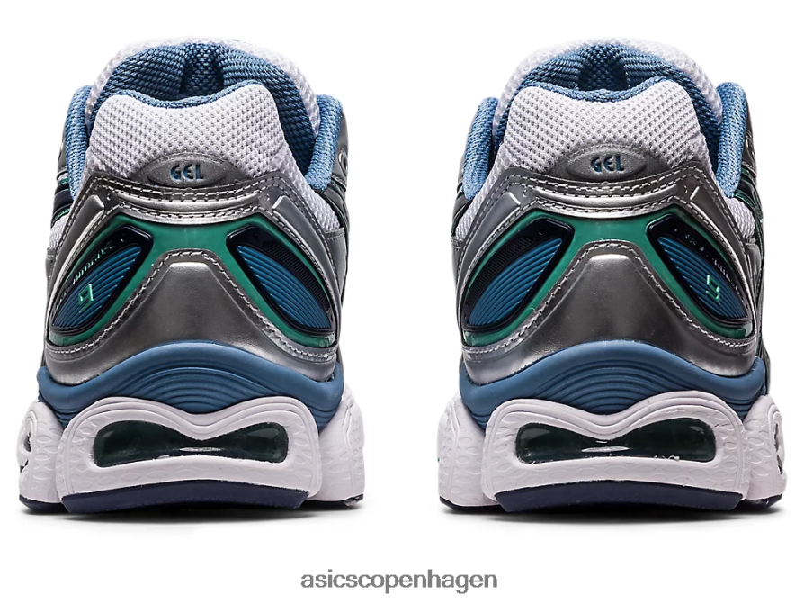 Asics gel-nimbus 9 hvid/ren sølv Z206F6266